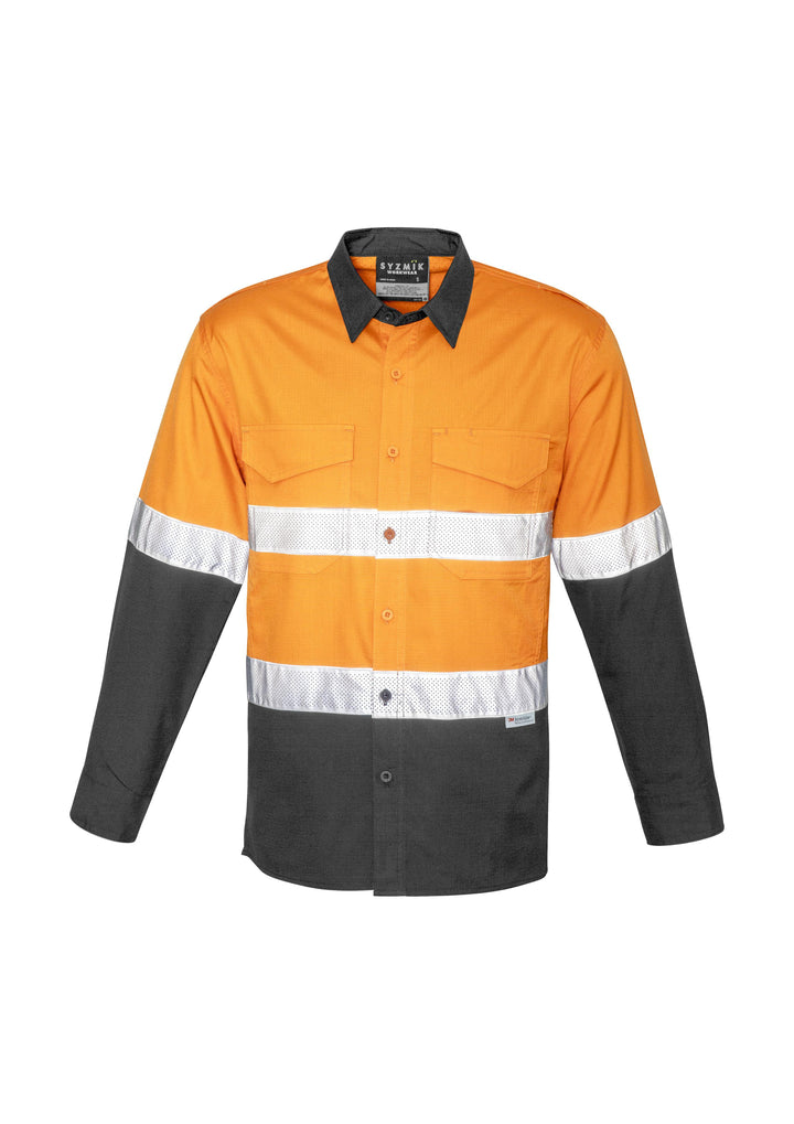 Syzmik-ZW129-HiVis Rugged Cooling Taped Shirt