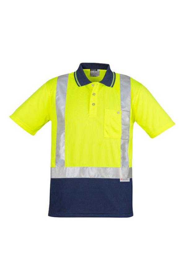 Syzmik-ZH233-HiVis S/S Spiced Polo with R/Tape
