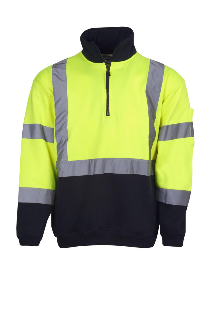 Blue Whale-F95-HiVis Fleecy Jumper, R/Tape